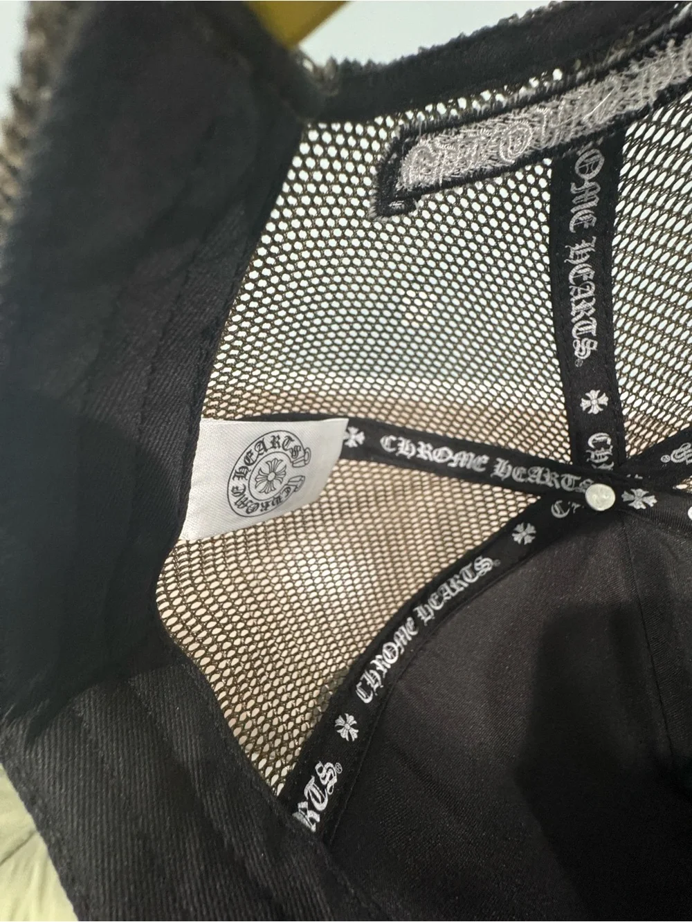 Chrome Hearts Camo Patch Trucker Hat